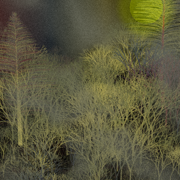 Moonlit Native Bush #7 static token preview