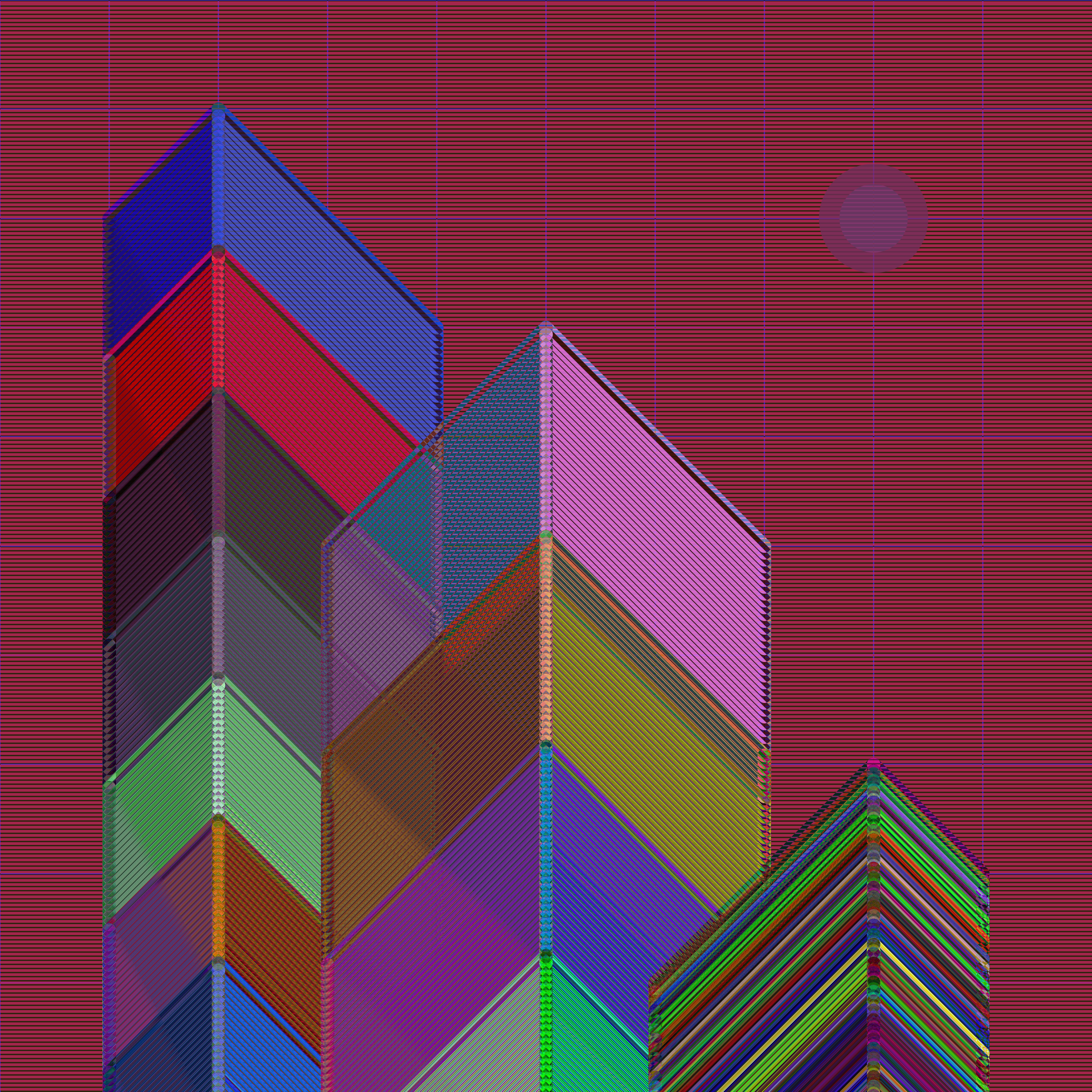 Retro Towers #2 static token preview