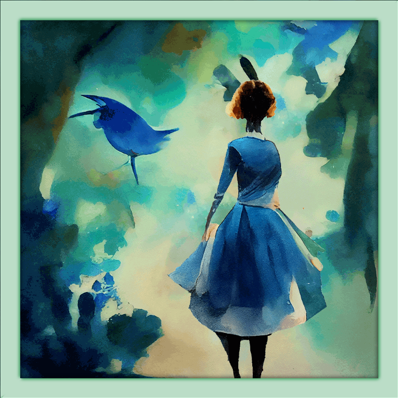 Alice and Birds #2 static token preview