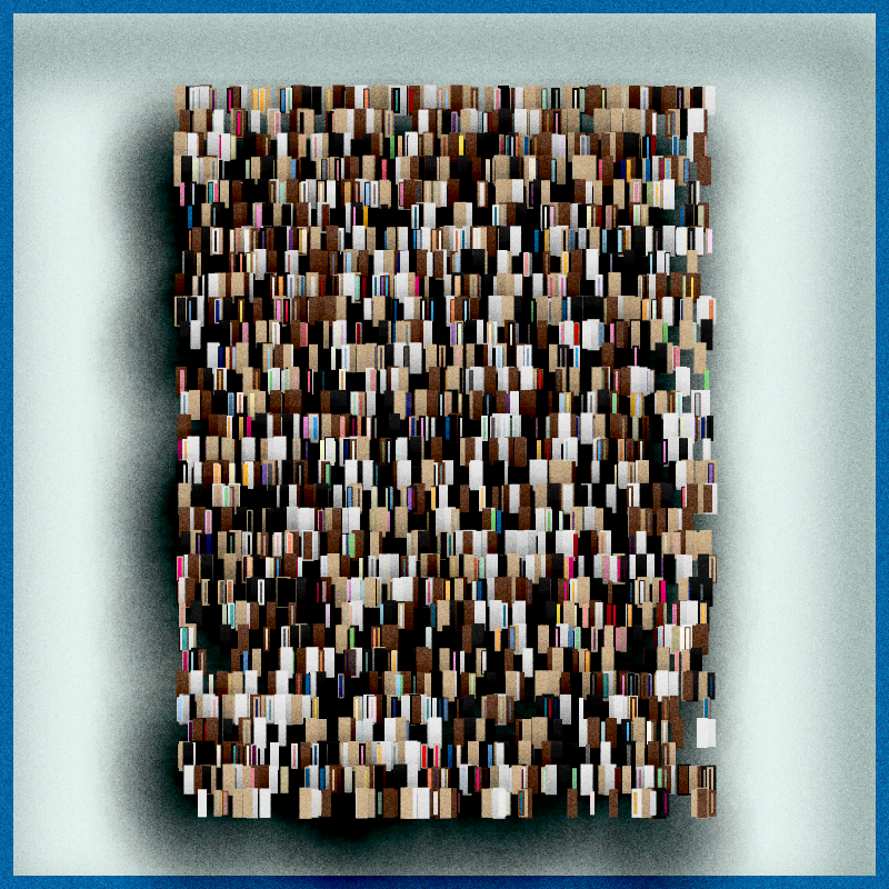 Floating Bookshelves #11 static token preview