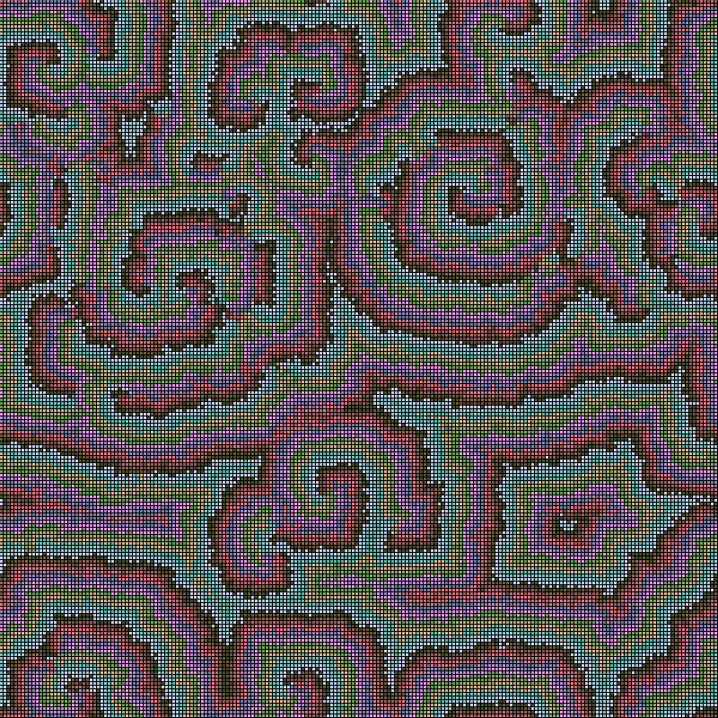 Reaction Diffusion Cellular Automata #9 static token preview
