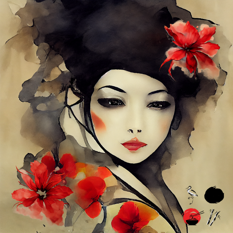 Depressed Geisha #7 static token preview