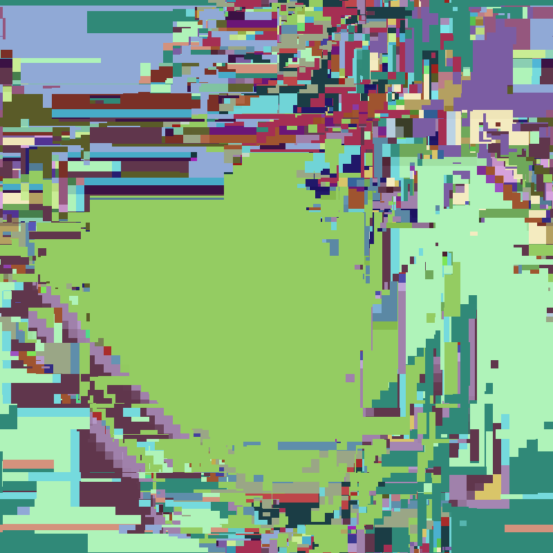 Cascade automata, pixel nature #19 static token preview