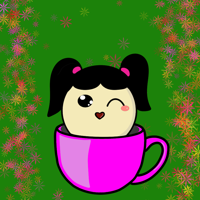 Cute Cup #8 static token preview