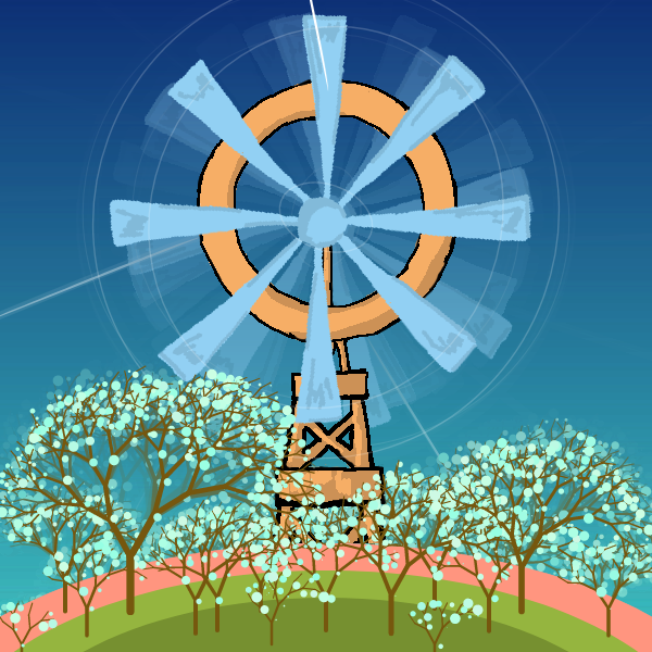 Tree Desiring Calm but Wind Restless #18 static token preview
