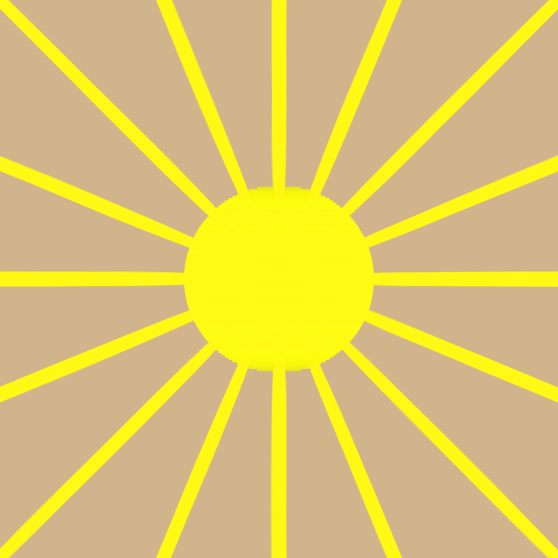Lever de soleil linéaire #11 static token preview