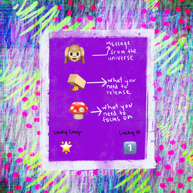 emoji reading #7 static token preview