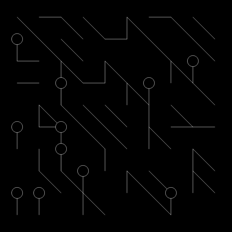 Generative Blueprint : Printed Circuit #3 static token preview