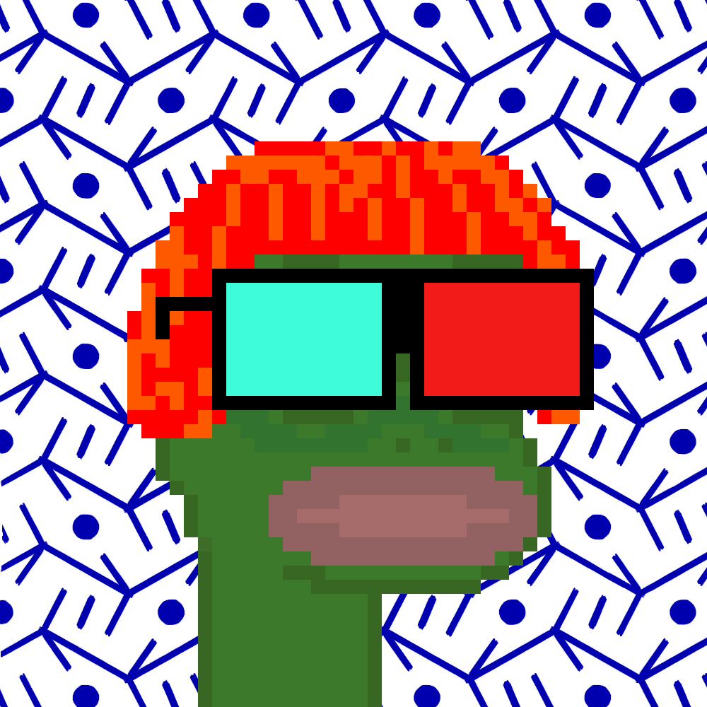 LITTLE PEPE CLUB (fxhash 1.0 batch) #4 static token preview