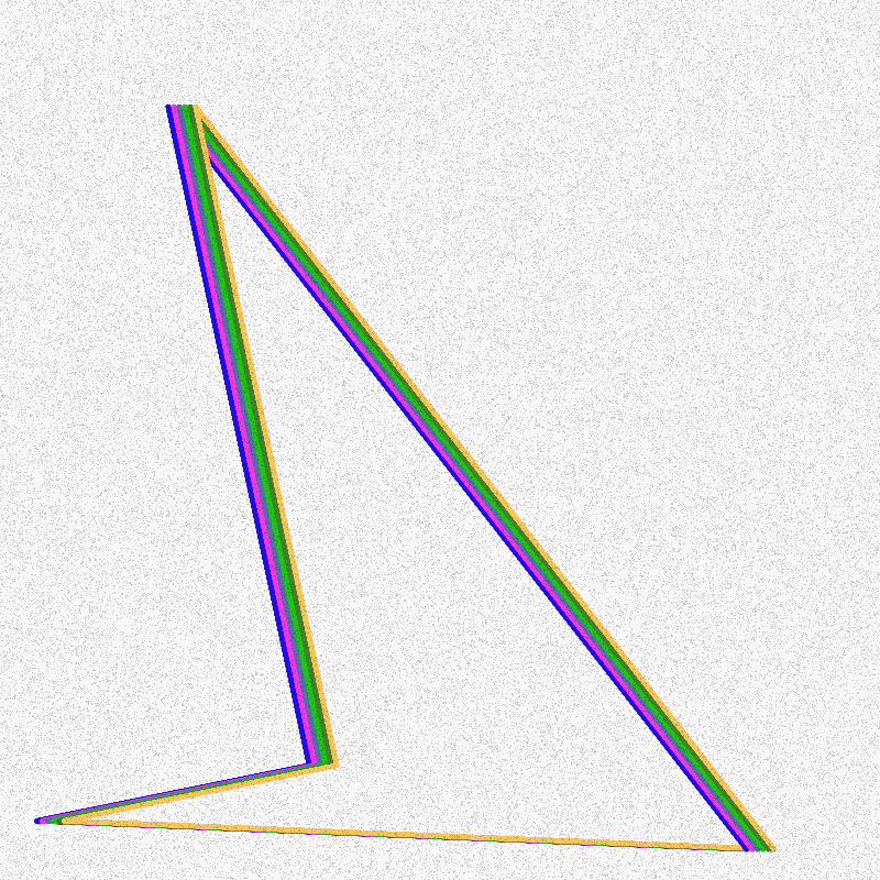 Dancing Rainbow Line #2 static token preview