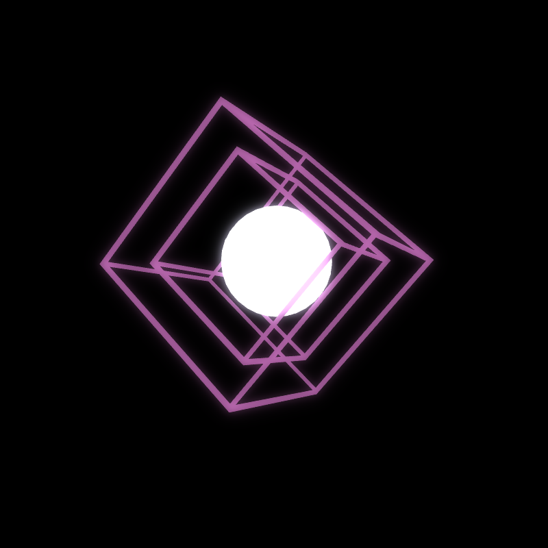 Generative Animation : Two Cube and Sphere #24 static token preview