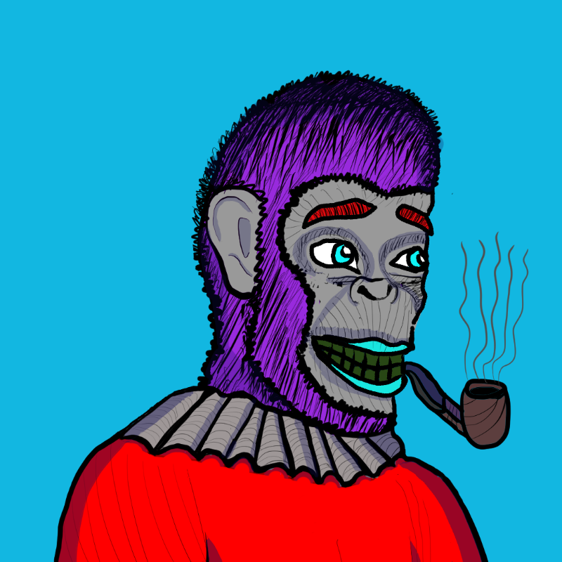 Clown Ape Club Tezos Ultra Superior-CACTUS #17 static token preview