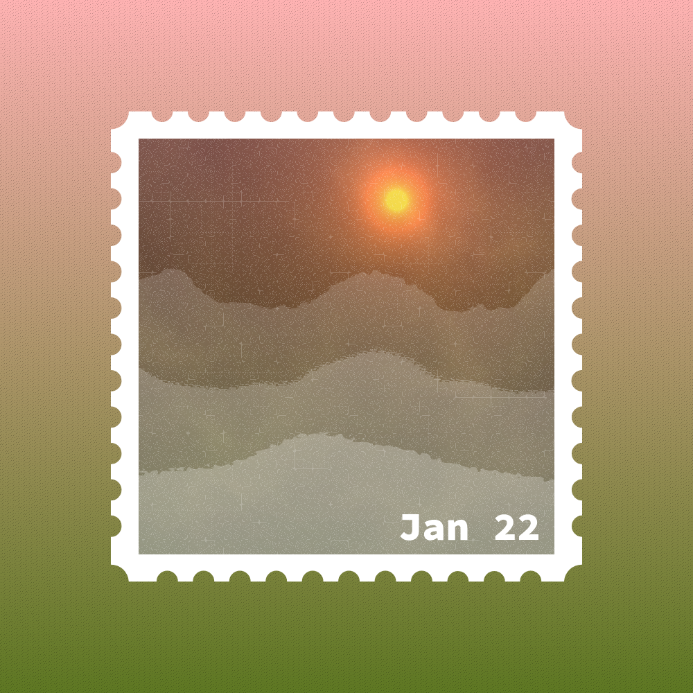 January 2022 stamp #7 static token preview