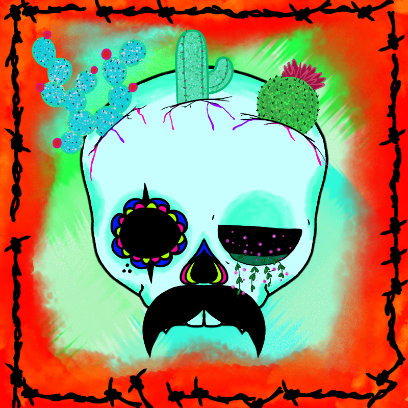 Mexican Candy Skulls #24 static token preview