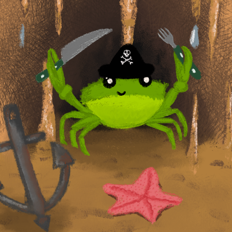 Silly Crab #22 static token preview