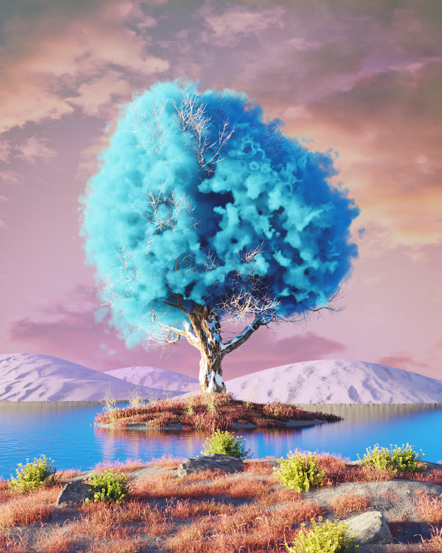 Cloudy desert #19 static token preview