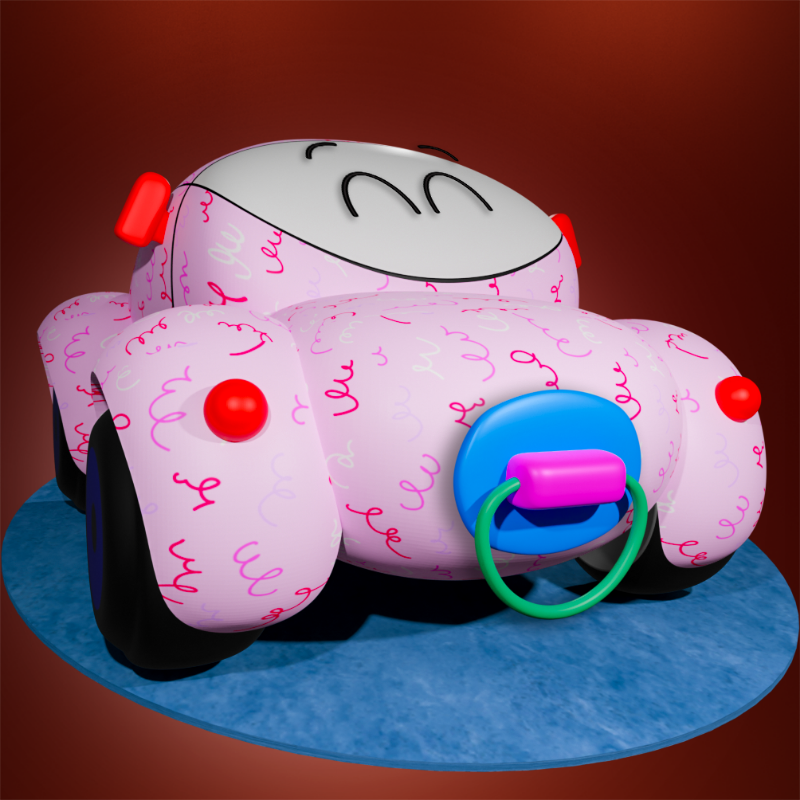 Morixels Colab #8 BabyCar #2 static token preview
