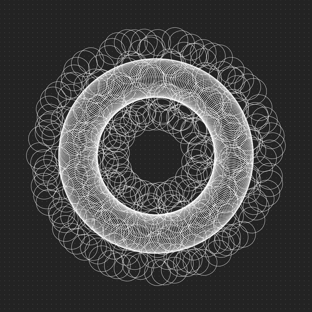 Spirographic Symphony #10 static token preview