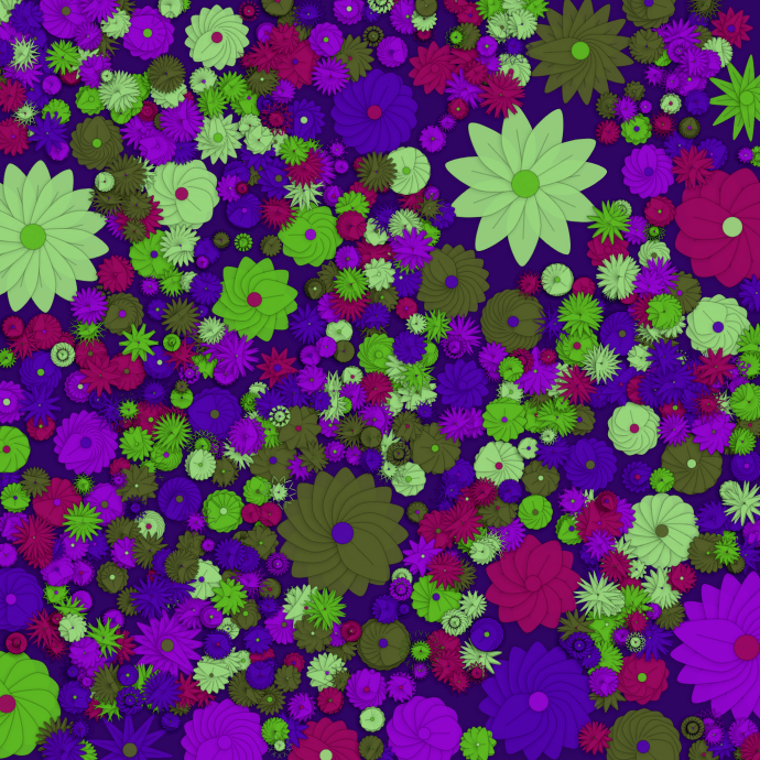 Flower garden #9 static token preview