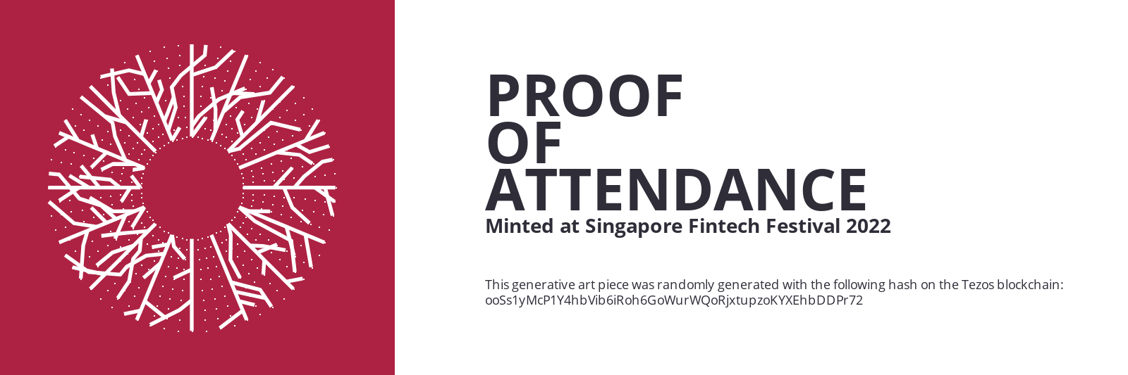 SFF2022 Proof of Attendance Token #2253 static token preview
