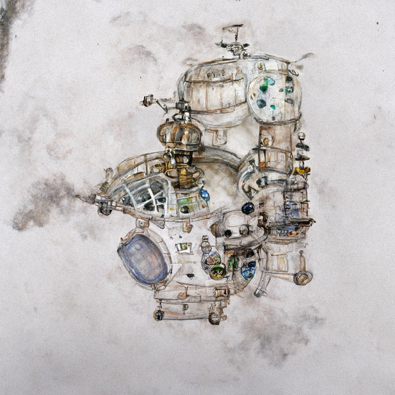 Utopian Space Castles #8 static token preview