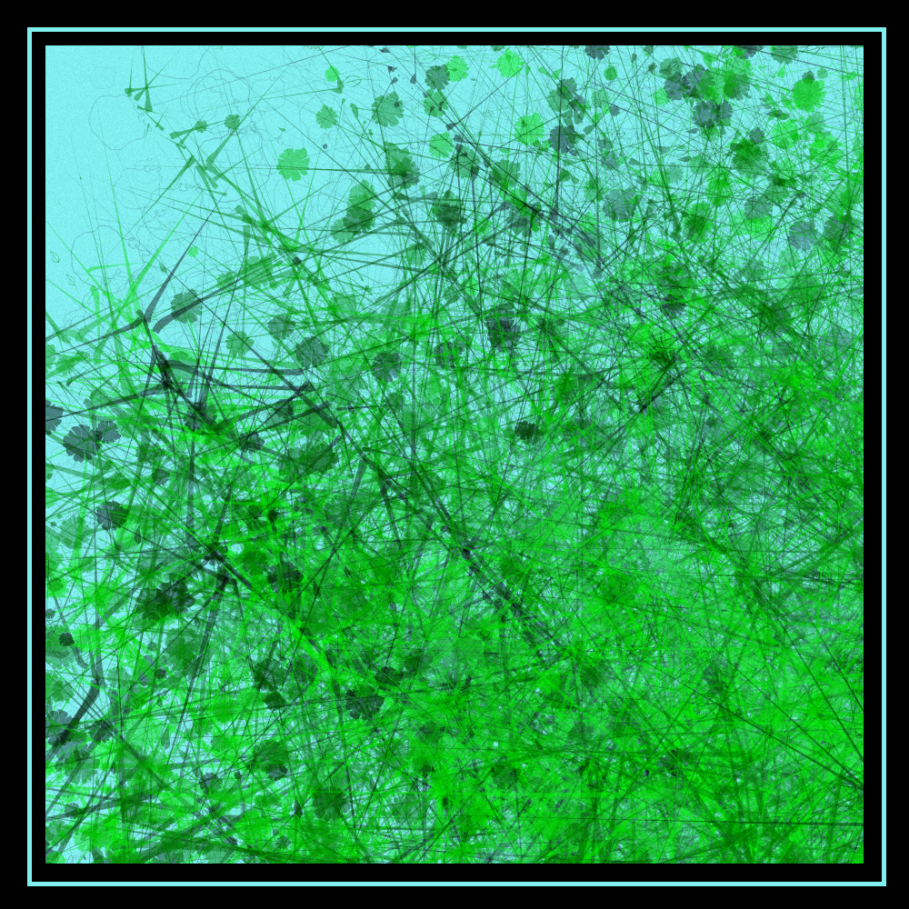 Abstract painting - vegetation #3 static token preview