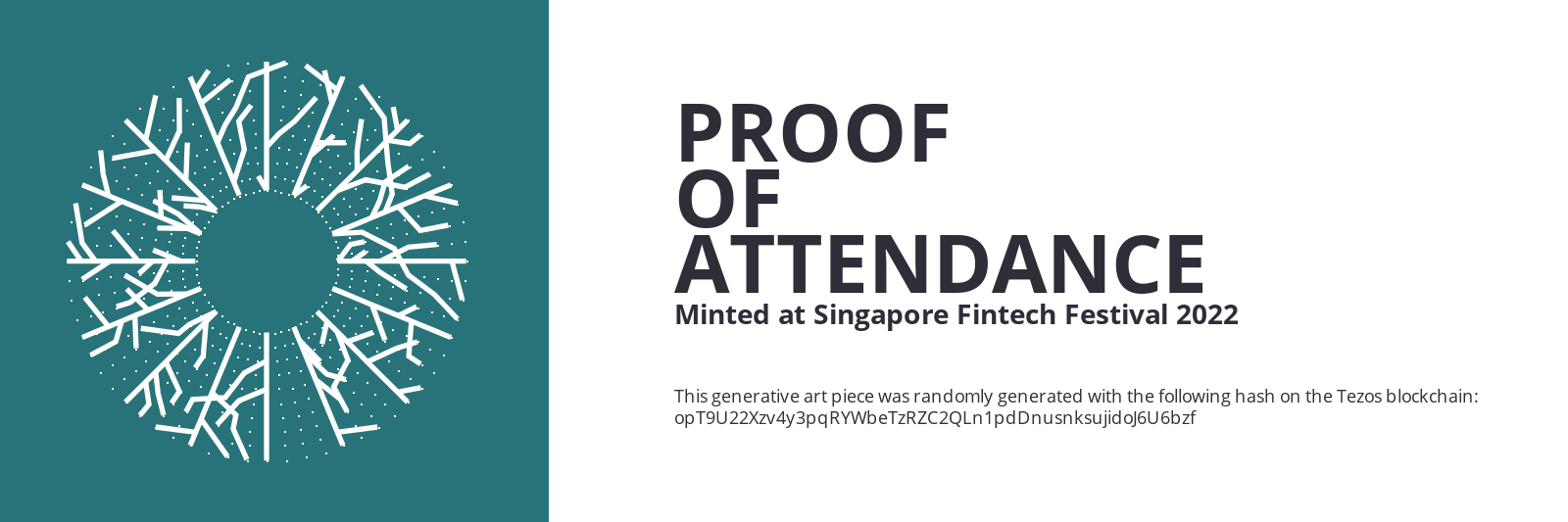 SFF2022 Proof of Attendance Token #214 static token preview