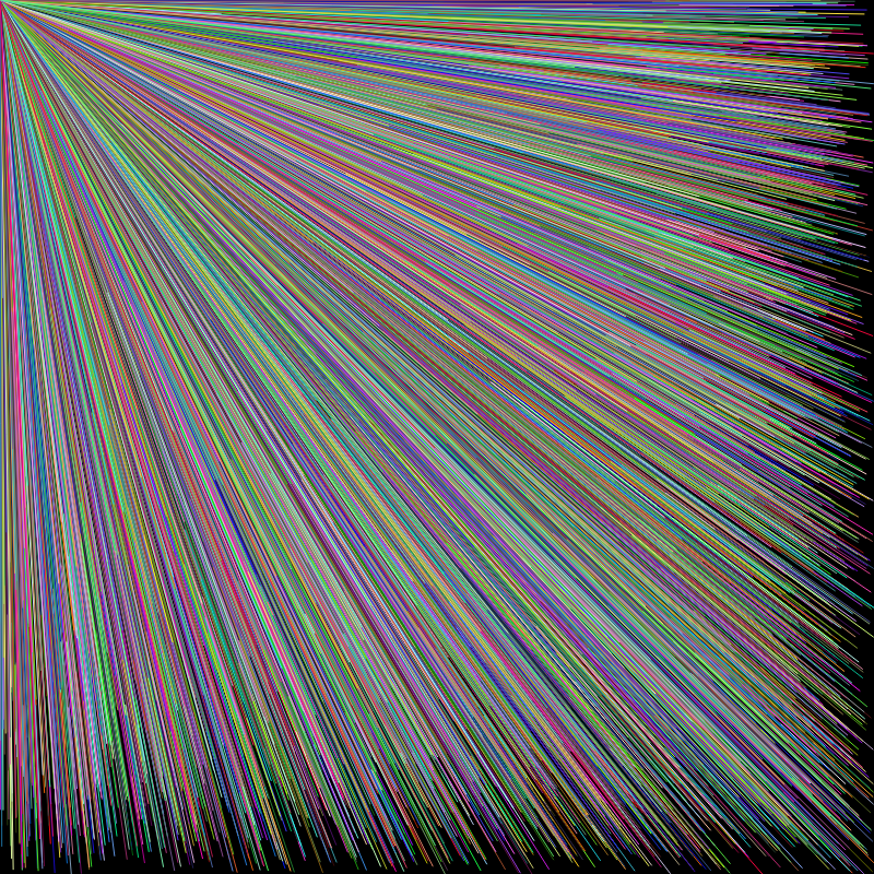 Colorful Lines #13 static token preview