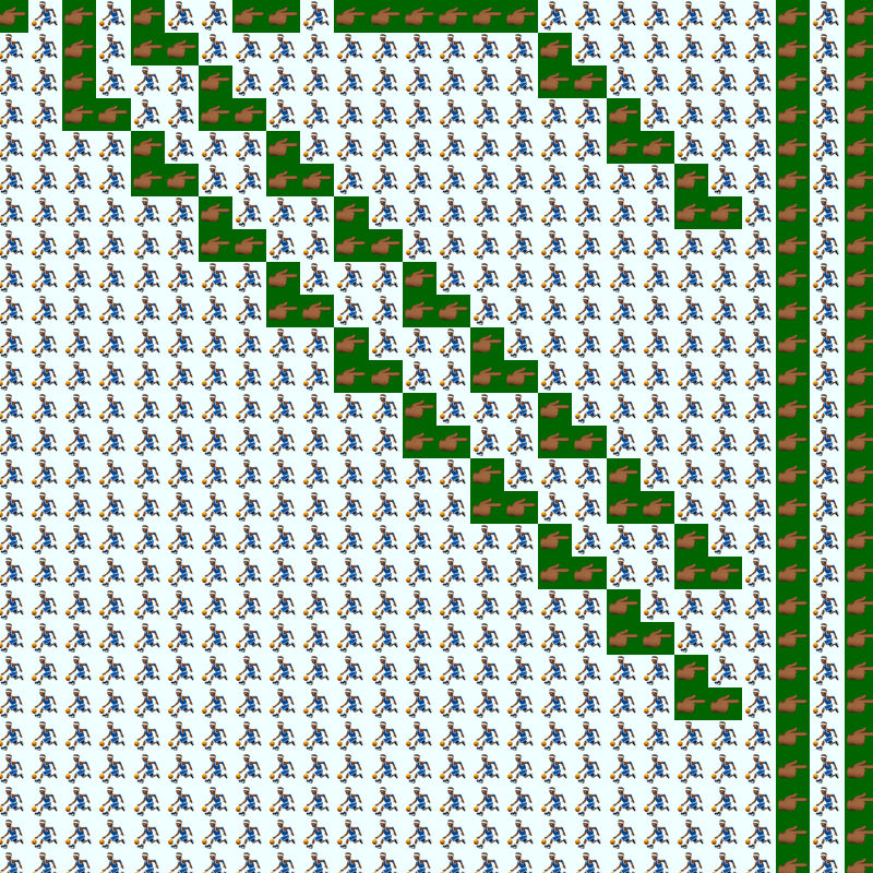 Elementary Cellular Emoji Automata #11 static token preview