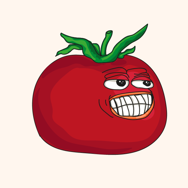 Pepe generative vegetables faces. #16 static token preview