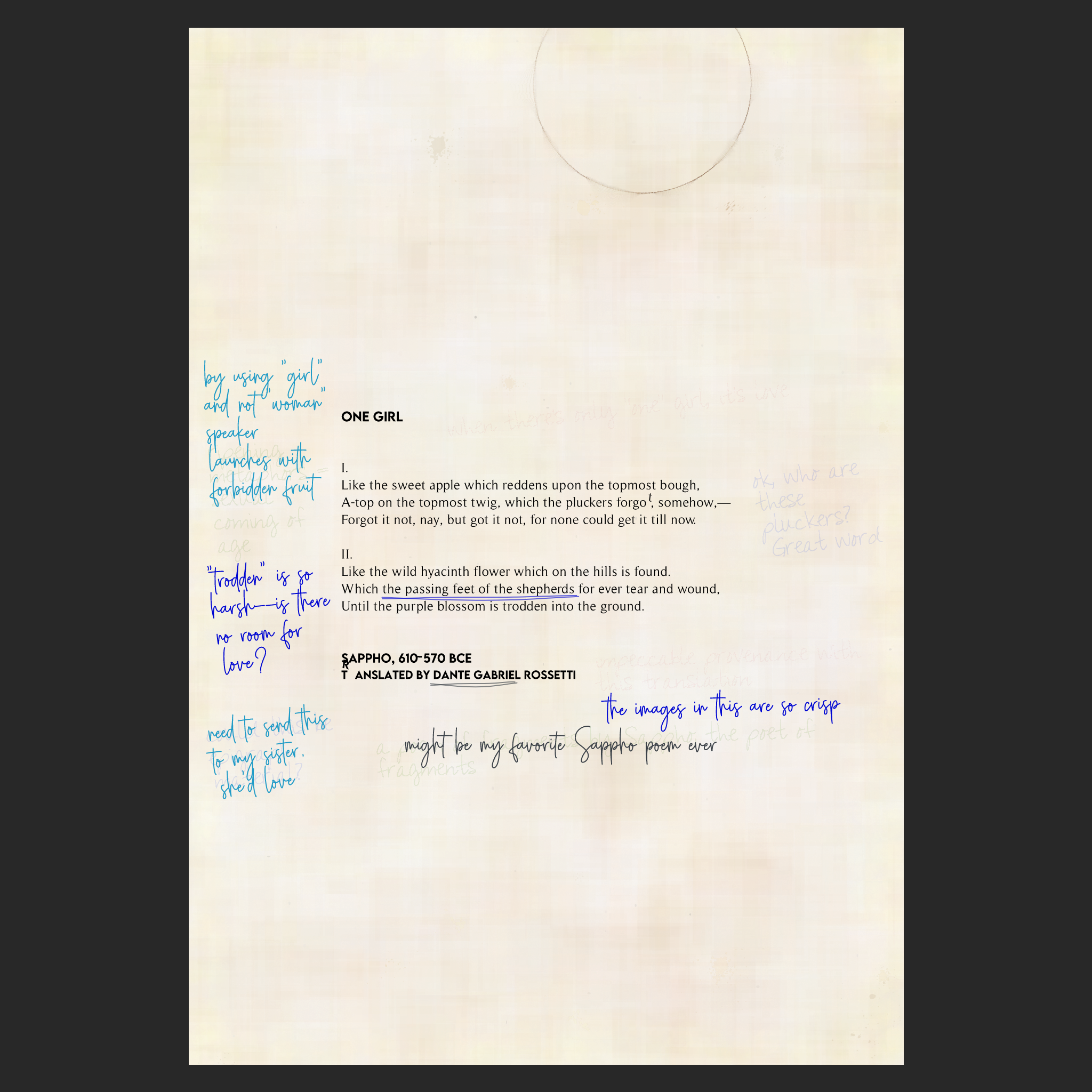 Poems in the Public Domain #1 static token preview