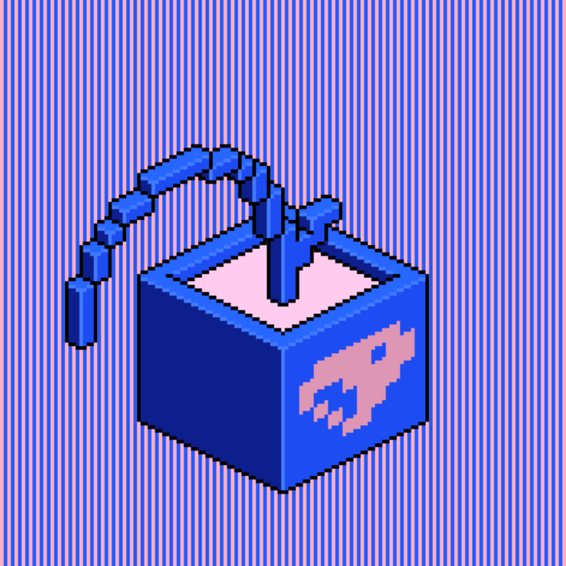Pinkyblu Flower Vase #8 static token preview