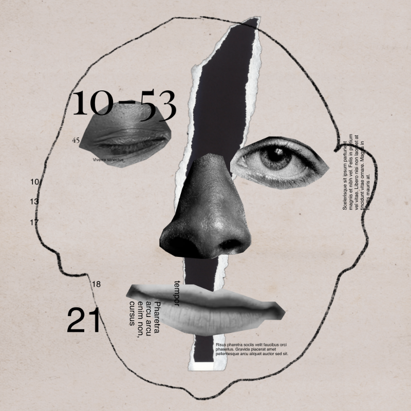 Collage faces #113 static token preview