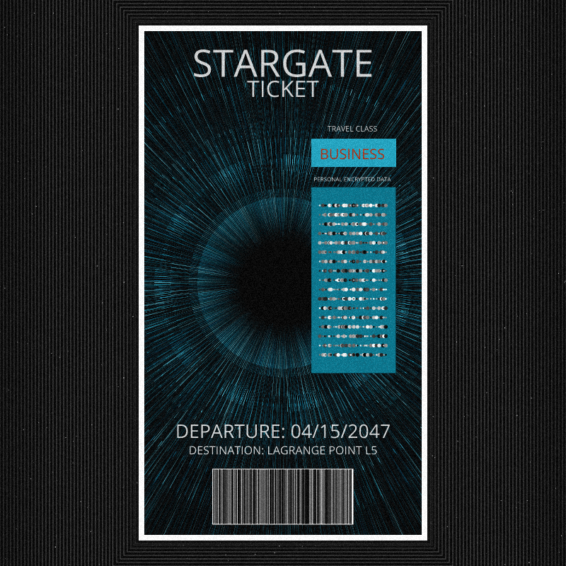 Stargate Ticket #13 static token preview