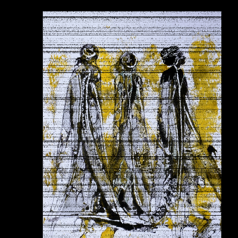 "3 Donne" Pointillism #10 static token preview