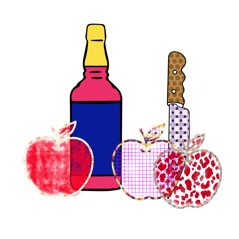 bottle and apples #10 static token preview