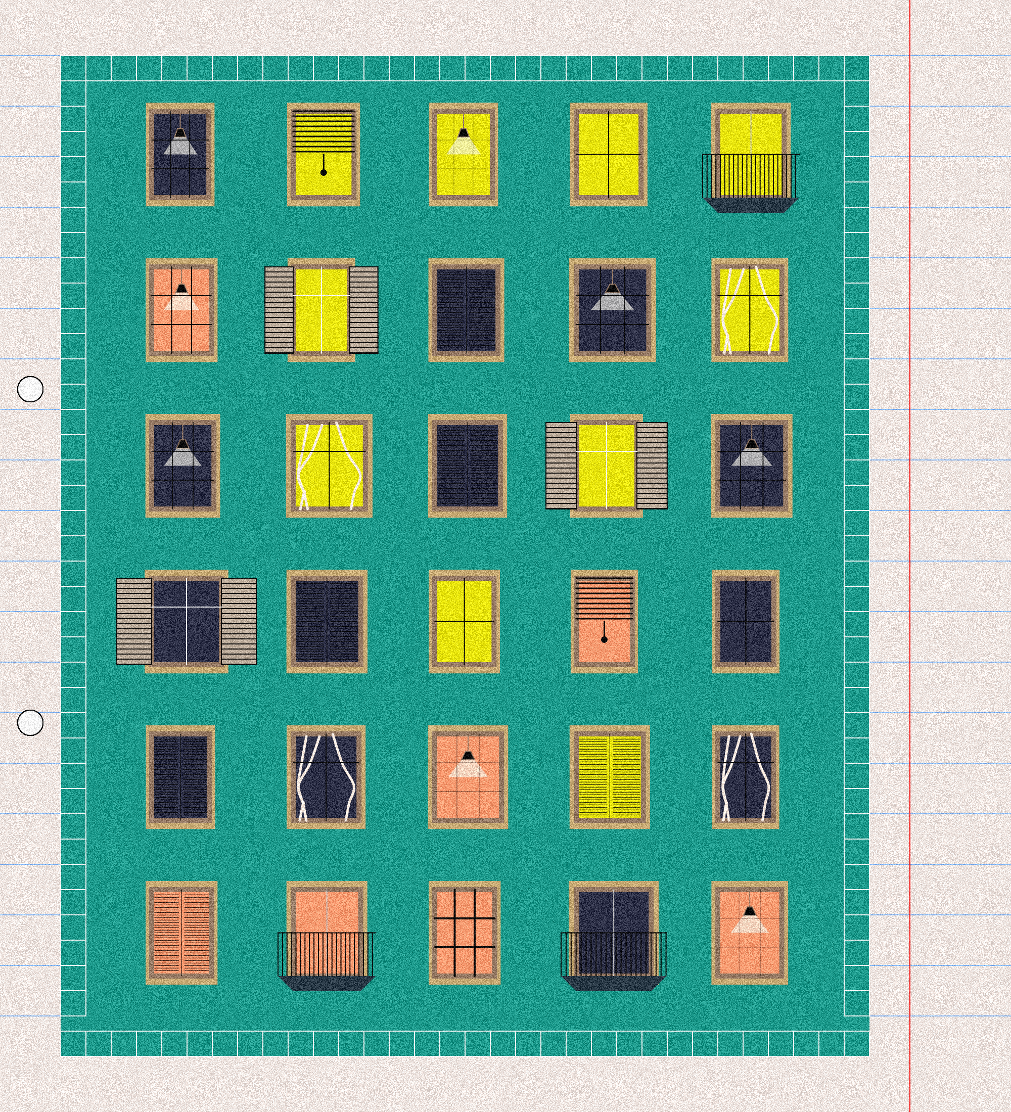 sketchbook page 9: windows #13 static token preview