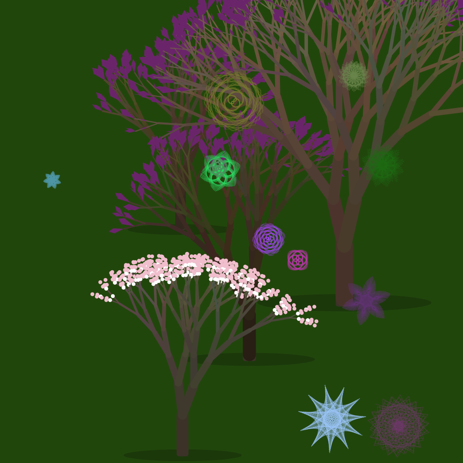 Perla's Fractal Garden #2 static token preview