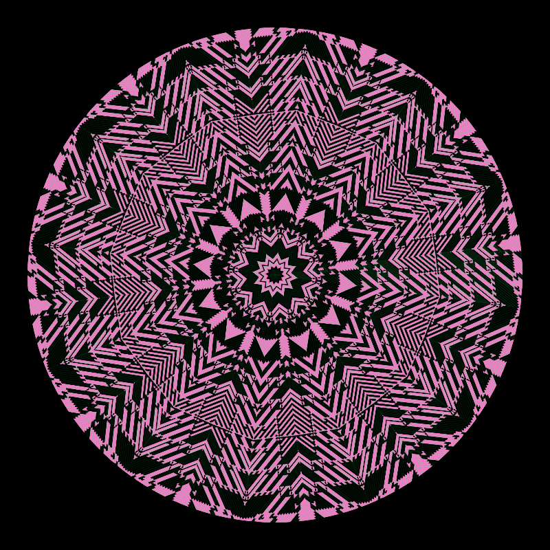 Binary kaleidoscope #9 static token preview