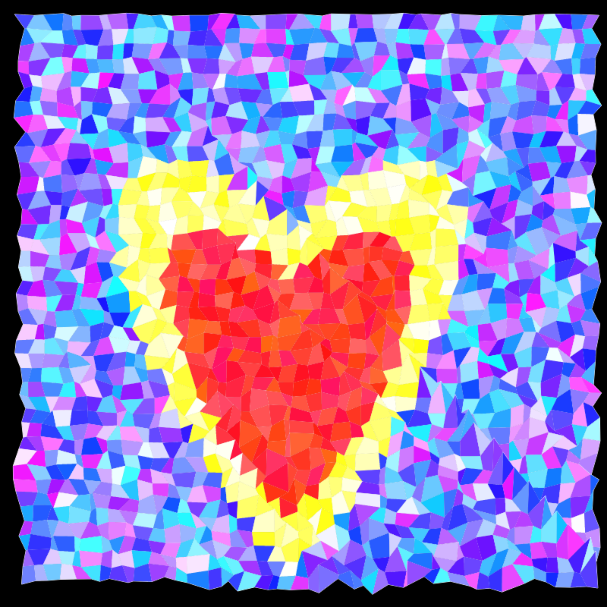 Heart mosaic #2 static token preview