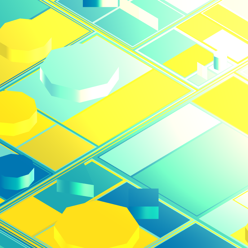 Geometric city #1 static token preview