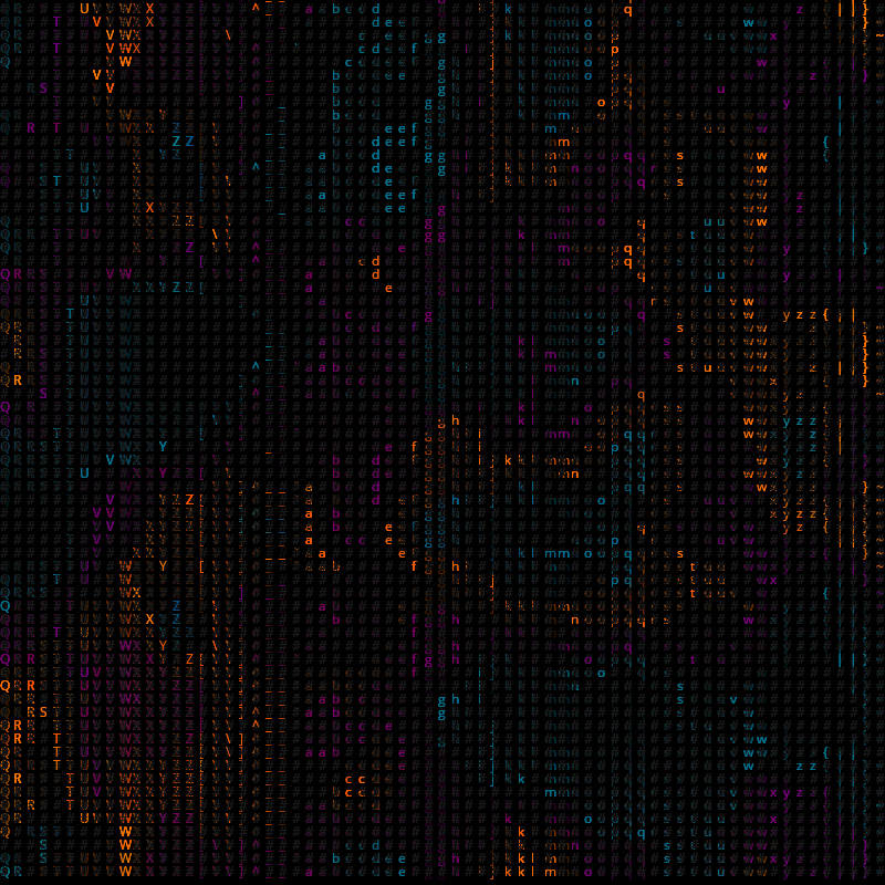 Ascii Noise #4 static token preview
