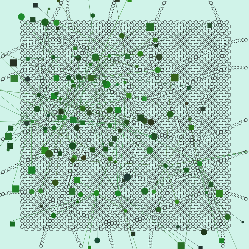 abstract with circles and squares #2 static token preview