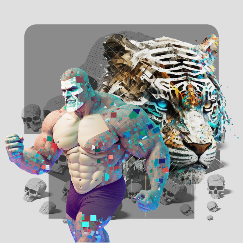 Skull Bloke #3 static token preview