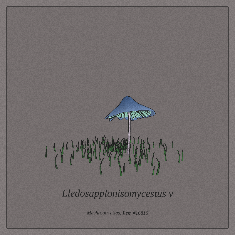 Mushroom Atlas #10 static token preview