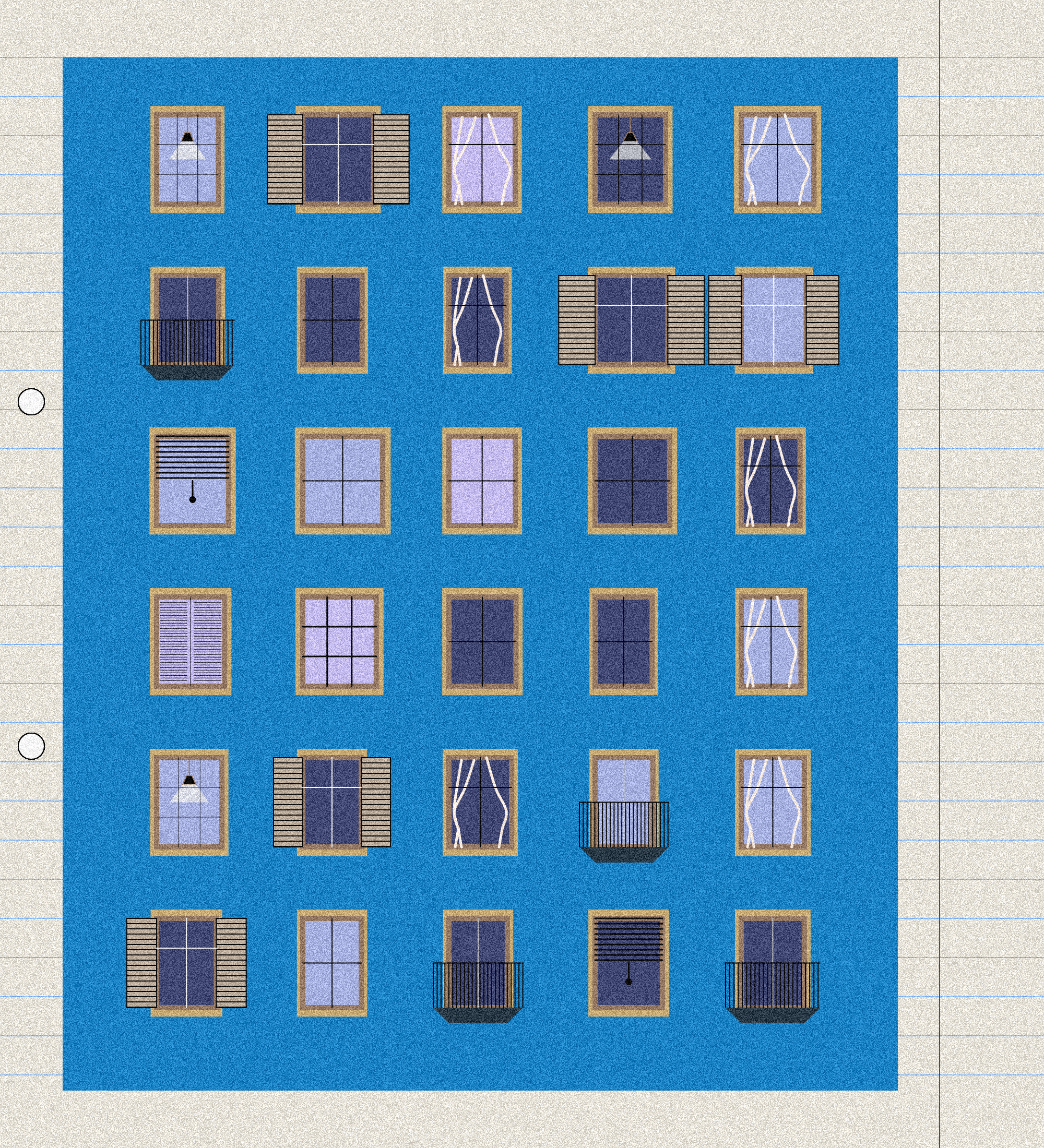 sketchbook page 9: windows #16 static token preview