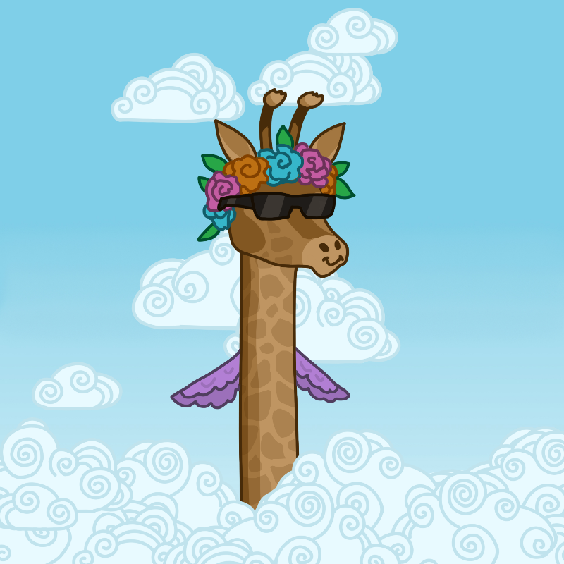 Awesome giraffes #5 static token preview
