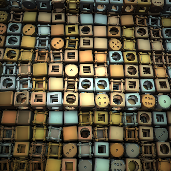 Tired Voxels #3 static token preview