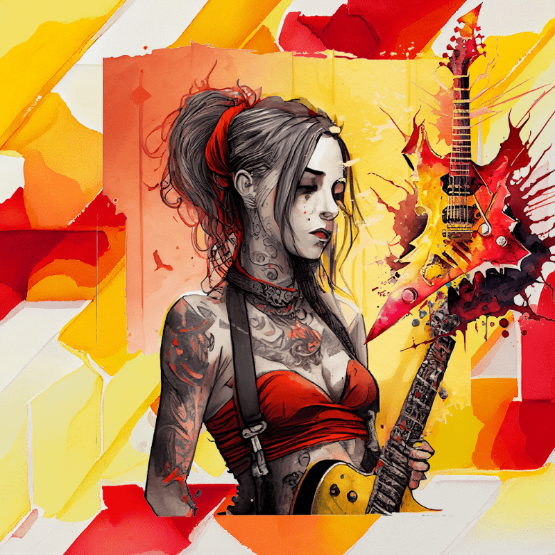 Hard Rock Girl 2 #9 static token preview