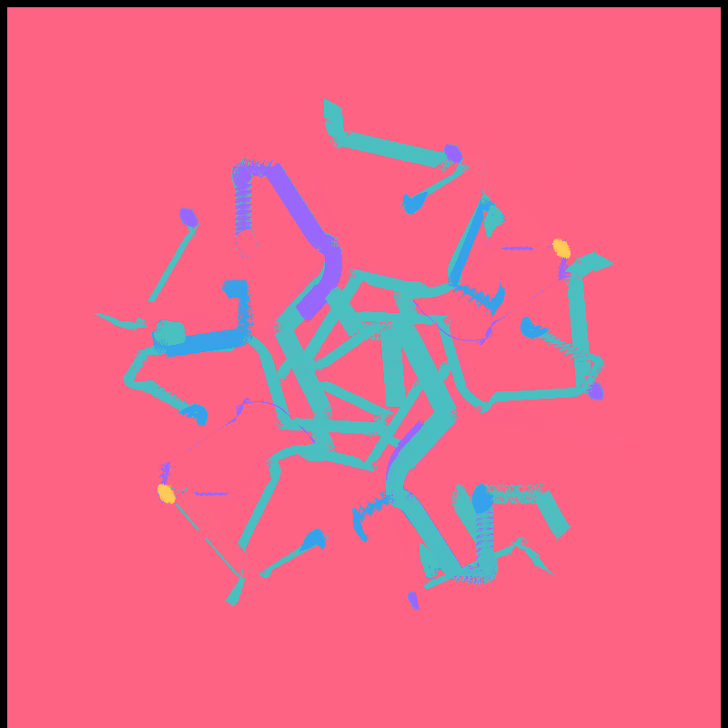 Random drawings with random mirroring static project preview